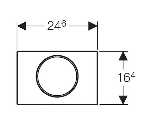 Technische tekening met maatvoering