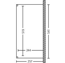 Technische tekening met maatvoering