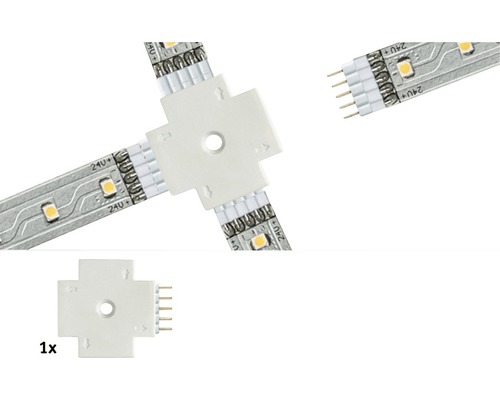 LED strip connector T-stuk met LED strip