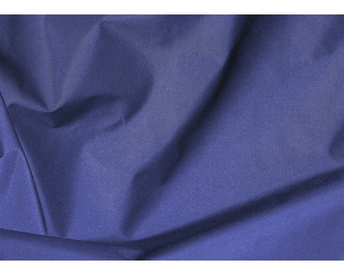 Close-up van een blauwe stoffen bekleding met plooien