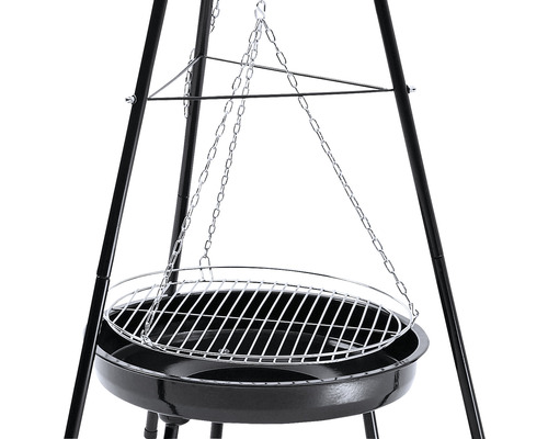 Driepoot barbecue met grillrooster