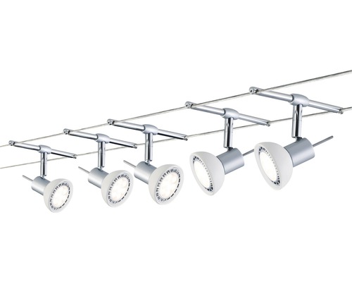 Vijfstraals kabellamp met ledspots