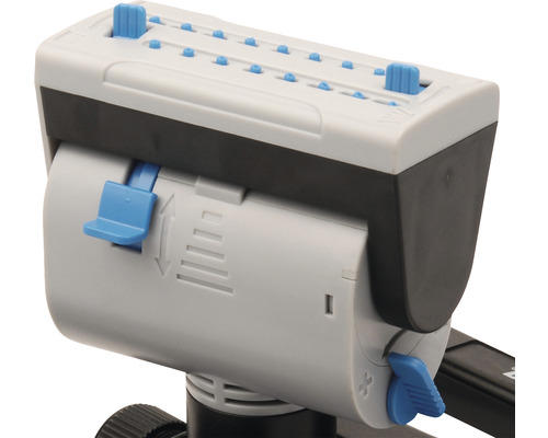 Gedetailleerde weergave van een irrigatieapparaat met instelmogelijkheden