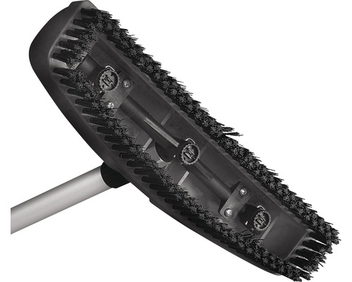 Borstelkop met borstelharen en steel