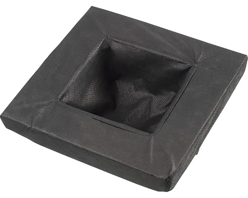 Vierkante plantenzak van stof