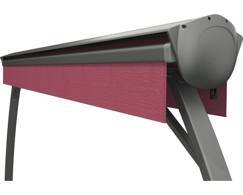 Zonnescherm met stoffen bekleding voor schaduw