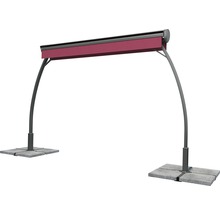 Vrijstaande pergola met twee fundamenten