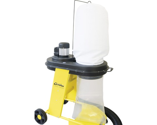 Afzuigsysteem met stofzak voor werkplaatsen