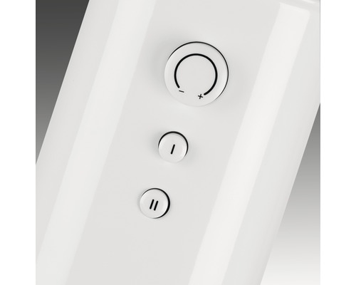 Detailweergave van de bedieningselementen van een boiler