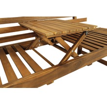 GARDEN PLACE Tuinbank Multifunctioneel acaciahout bruin 2/3-zits incl. kussens 202x65,5x87 cm-thumb-6 GARDEN PLACE Tuinbank Multifunctioneel acaciahout bruin 2/3-zits incl. kussens 202x65,5x87 cm-thumb-6