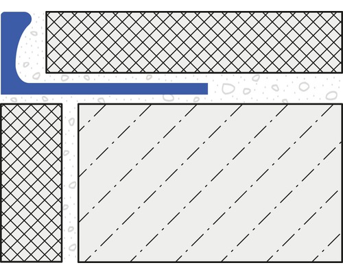 Schema van een voegafdichting