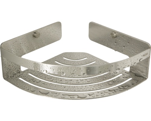 Metalen hoekrek voor de badkamer