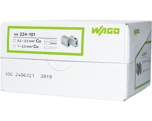 Verpakking Wago verbindingsklemmen