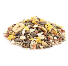 Hamster voer met granen, groenten en gedroogd fruit