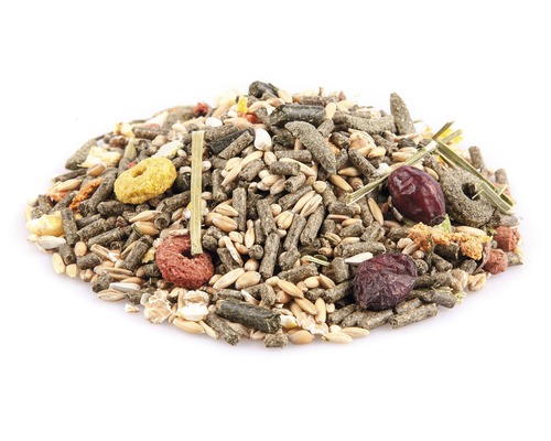 Hoop van verschillende soorten knaagdierenvoeding