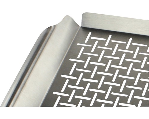 Roestvrijstalen afdruipbak met geperforeerd oppervlak