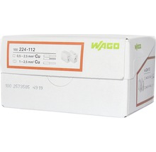 WAGO Lichtaansluitklem 224-112, 100 stuks