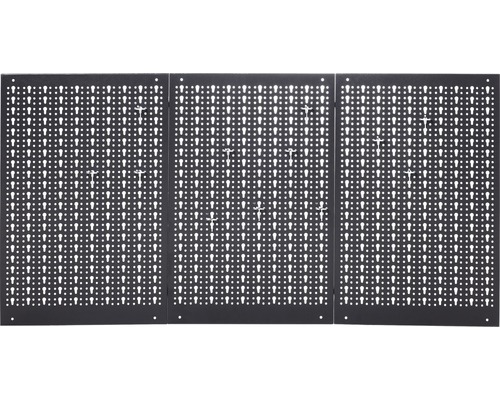 Drie gereedschapsgatenwanden voor wandmontage