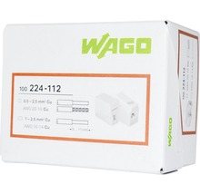 WAGO Lichtaansluitklem 224-112, 100 stuks