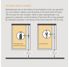 SOLUNA Rolgordijn verduisterend D8 structuur lichtgrijs 210x190 cm-thumb-5