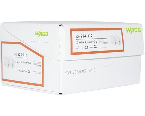 Wago 224-112 verpakking van lasdoppen voor koperen geleiders