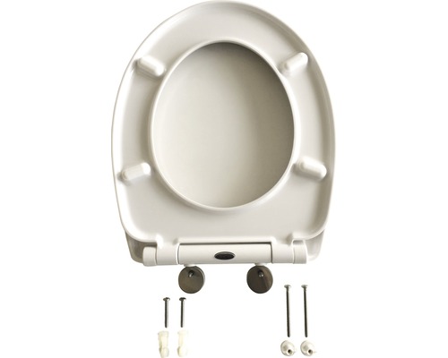 Toiletzitting met bevestigingsmateriaal