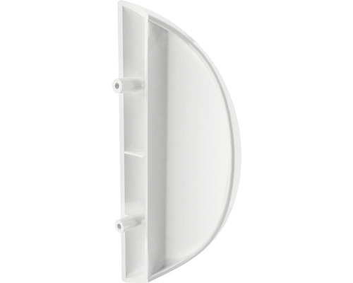 Halve cirkelvormige badwand gemaakt van kunststof