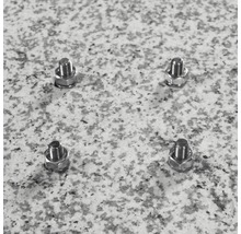 DOPPLER Parasolplaat graniet 140 kg 80x80x8/14 cm