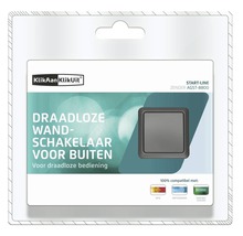 Draadloze wandzender voor buiten in verpakking