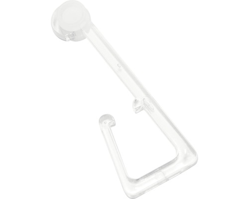 Transparante gordijnrolgeleider voor gordijnrails