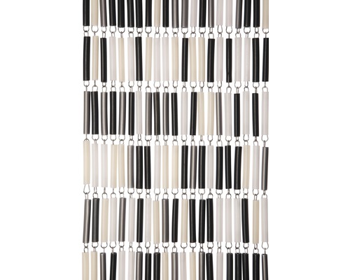 Gordijn van kunststof lamellen als decoratieartikel