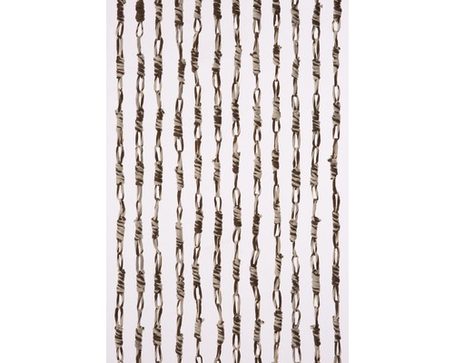 CONACORD Deurgordijn kralen Delhi bruin/beige 90x200cm