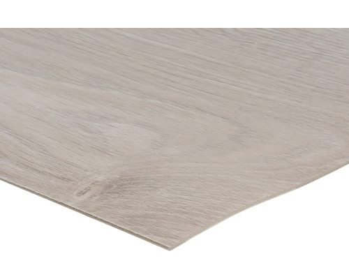 Vinyl vloerbedekking met houtlook.