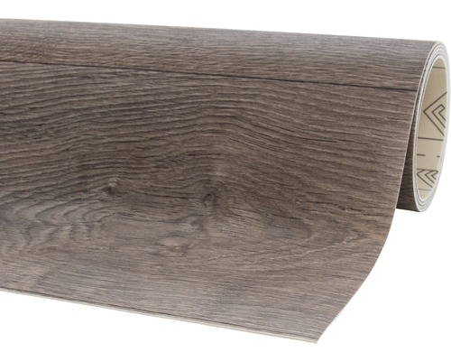 Gerolde vinylvloer in houtlook