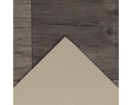 Detail van een vinylvloertegel met houtlook