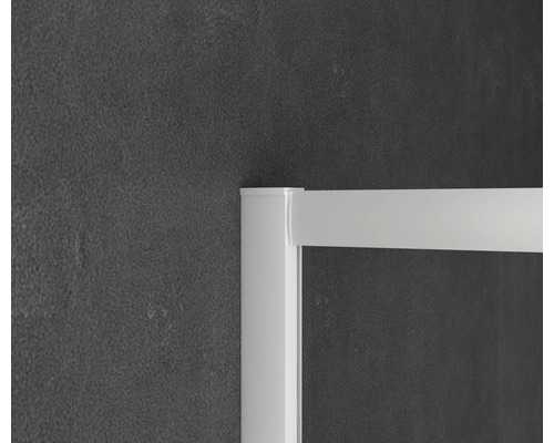 Detailopname van een douchecabineframe