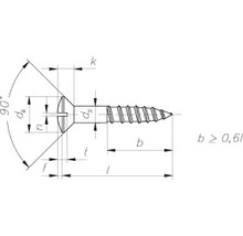 DRESSELHAUS Houtschroef lenskop sleuf 3,5x16 mm DIN 95 messing brons, 25 stuks-thumb-1