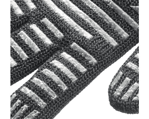 Detailopname van een werkhandschoen met gripstrips