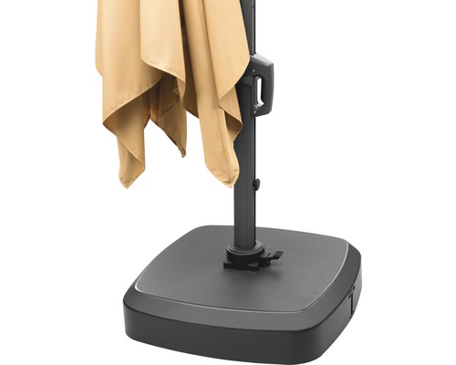 Vierkante parasolvoet met parasol