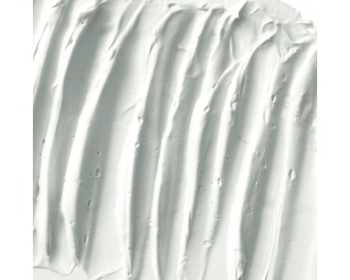 Close-up van een aangebrachte, pasteuze massa