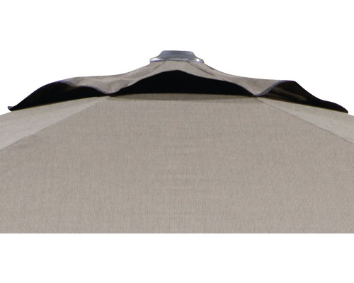 Detail van het bovenste deel van een parasol