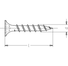 DRESSELHAUS Gipsplaatschroef grove draad kruiskop 3,9x35 mm Phillips PH2 staal gefosfateerd, 1000 stuks-thumb-1 DRESSELHAUS Gipsplaatschroef grove draad kruiskop 3,9x35 mm Phillips PH2 staal gefosfateerd, 1000 stuks-thumb-1