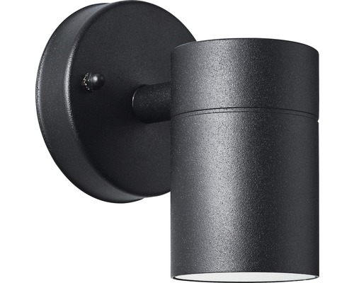 Zwarte wandlamp voor buiten