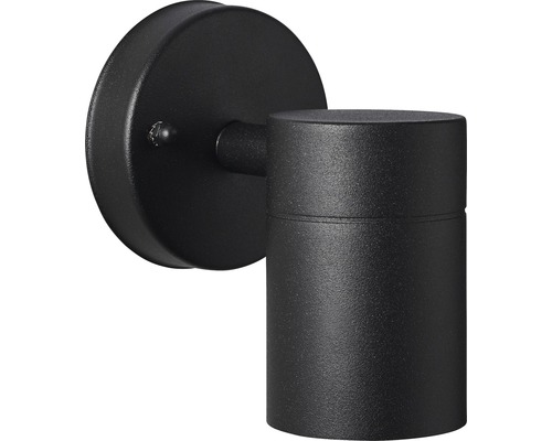 Zwarte wandlamp voor buiten