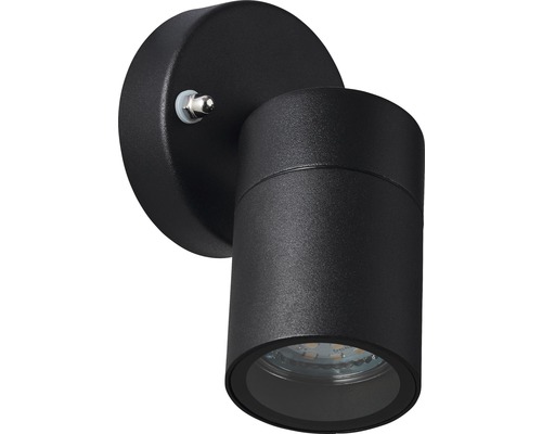 Zwarte wandlamp voor buiten