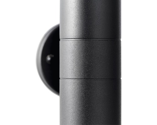 Zwarte buitenwandlamp