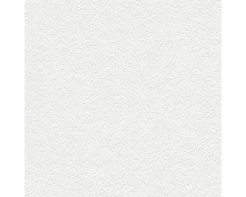Wit reliëfbehang voor wanddecoratie.