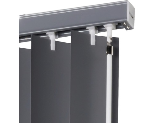 Verticale jaloezie met geleiderail voor raamdecoratie