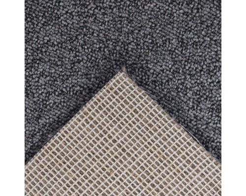 Grijs tapijt met textielrug