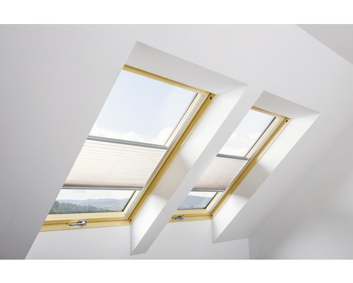 FAKRO Plissé lichtdoorlatend handbediend APS I 55/78 661 bruin FAKRO Plissé lichtdoorlatend handbediend APS I 55/78 661 bruin